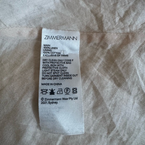 New Zimmermann Linen Dress - Picture 7 of 16